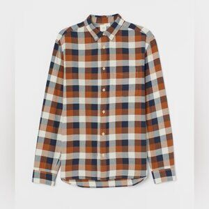 H M Plaid down Shirt